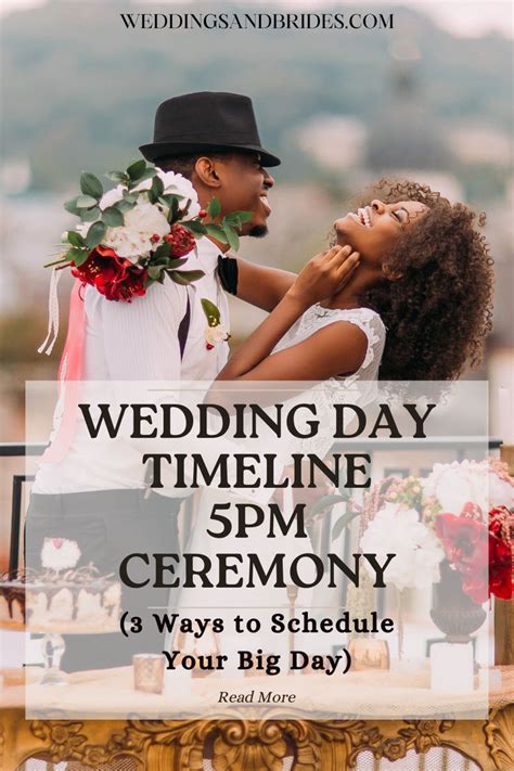 Wedding Day Timeline 5pm Ceremony: Different Ways to Craft .
